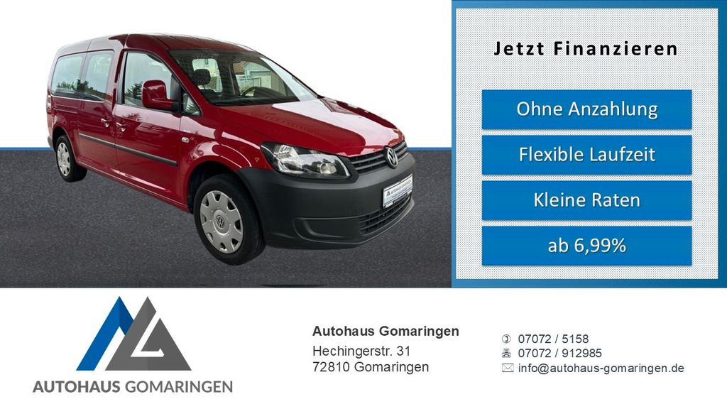 Bild des Angebotes Volkswagen Caddy Kombi Maxi *1.Hand*7-Sitze*PDC*TÜV NEU*