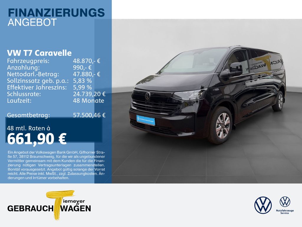 Bild des Angebotes Volkswagen T7 Caravelle 2.0 TDI LR LIFE 8-SITZE LM17 AHK KA