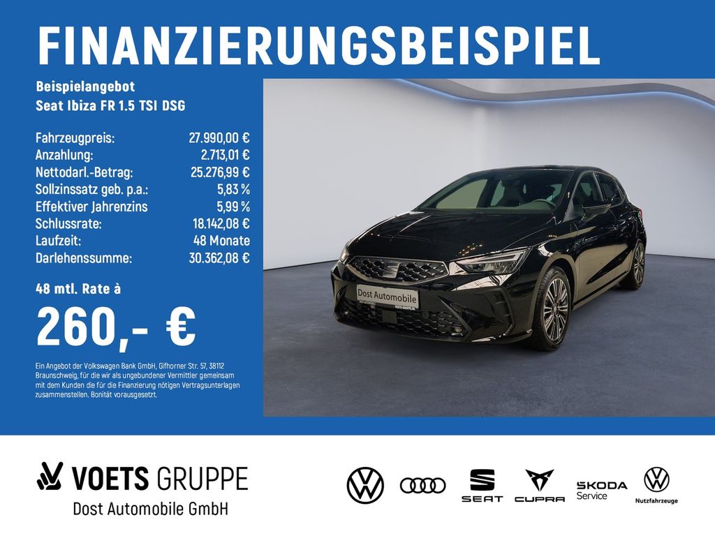 Bild des Angebotes Seat Ibiza FR 1.5 TSI DSG PANO+LED+NAVI