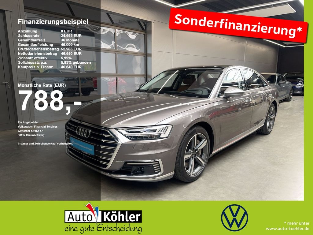 Bild des Angebotes Audi A8 60 eTFSI Hybrid TV/Pano/Matrix/360/ACC//HUD