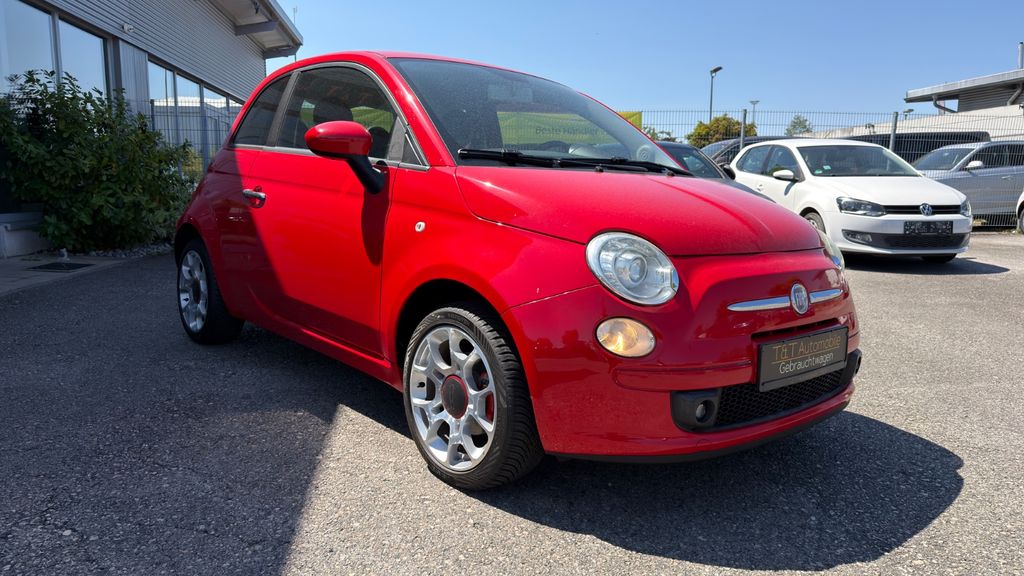 Bild des Angebotes Fiat 500 Rosso Corsa Leder Xenon Klimaauto TÜV PDC