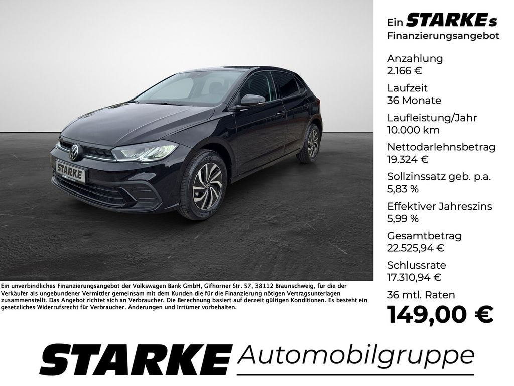 Bild des Angebotes Volkswagen Polo 1.0 TSI DSG Life  LED Kamera PDC LM Tempo K