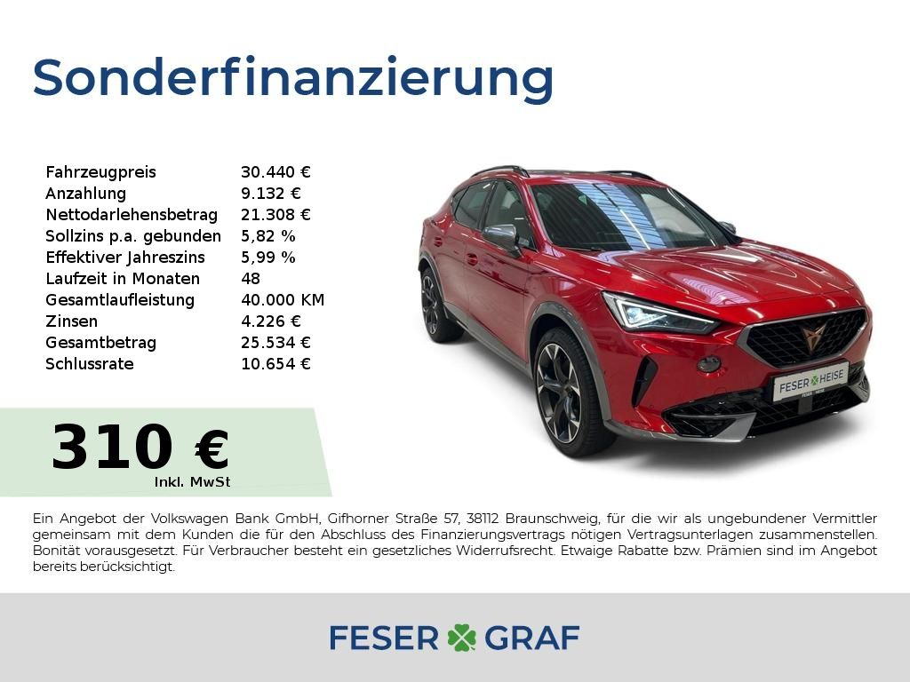 Bild des Angebotes Cupra Formentor VZ 2.0 TSI LED/Pano/BeatsAudio/AHK