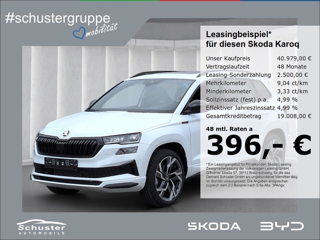 Bild des Angebotes Skoda Karoq Sportline 4x4 2.0TSI*DSG AHK Panodach ACC