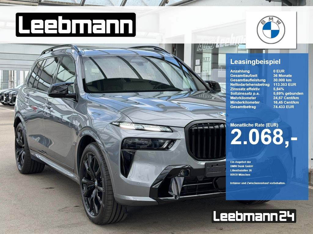 Bild des Angebotes BMW X7 M60i M-Pro Massage/5-Zonen/KristallSW/B&W
