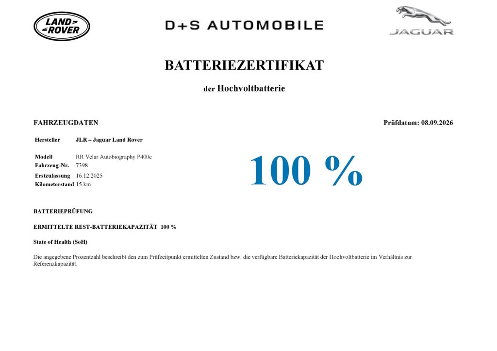 Bild des Angebotes Land Rover Range Rover Velar P400e Autobiography Hybrid