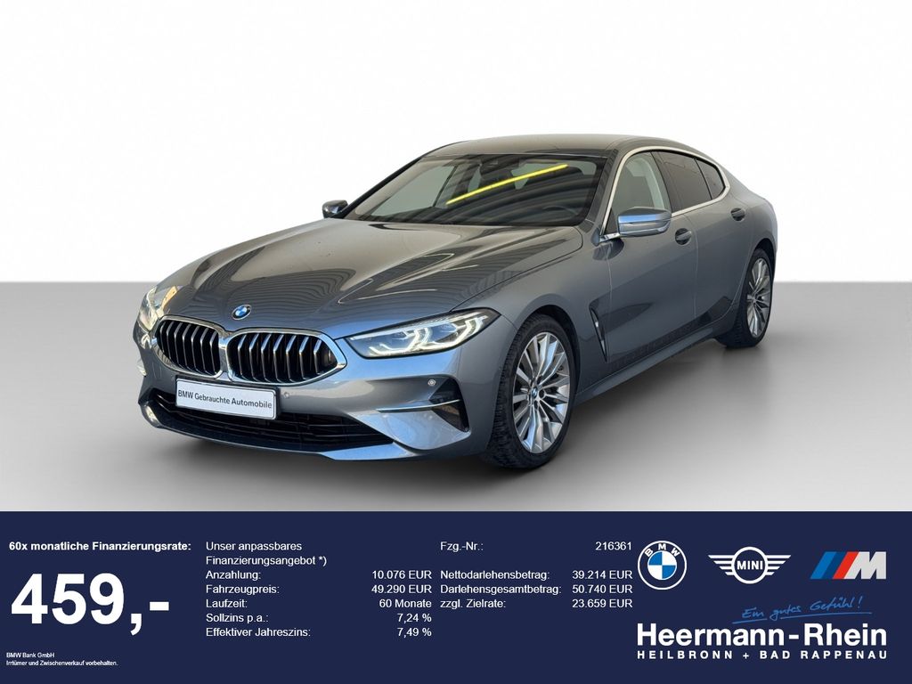 Bild des Angebotes BMW 840iA Gran Coupé LiveCock.Standh.LED.ParkAss.SC