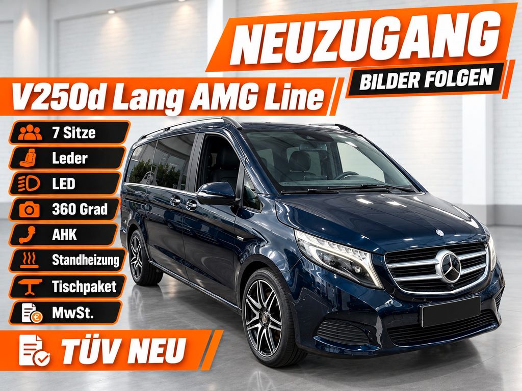 Bild des Angebotes Mercedes-Benz V250 d lang,AMGLine,Avantgarde,2H,7S,LED,SH,AHK