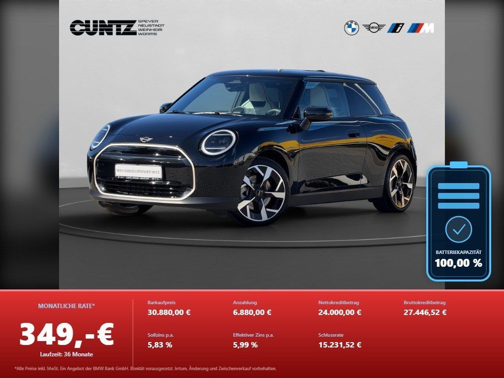 MINI Cooper E 3-Türer Panodach Sitzheizung Head-Up Ca