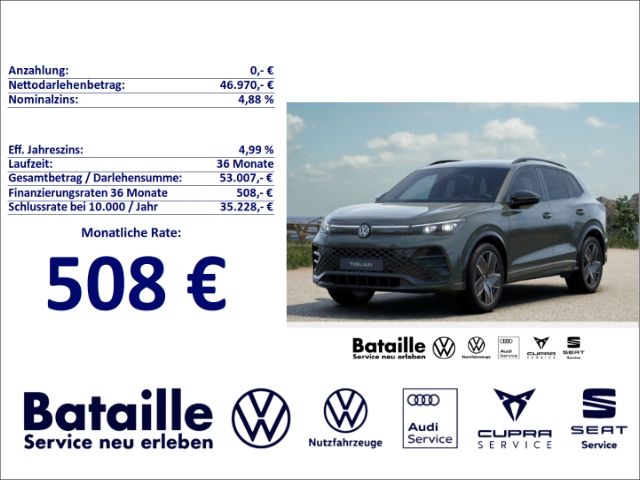 Bild des Angebotes Volkswagen Tiguan 2.0 TDI R-Line AHK Matrix DCC Navi ACC