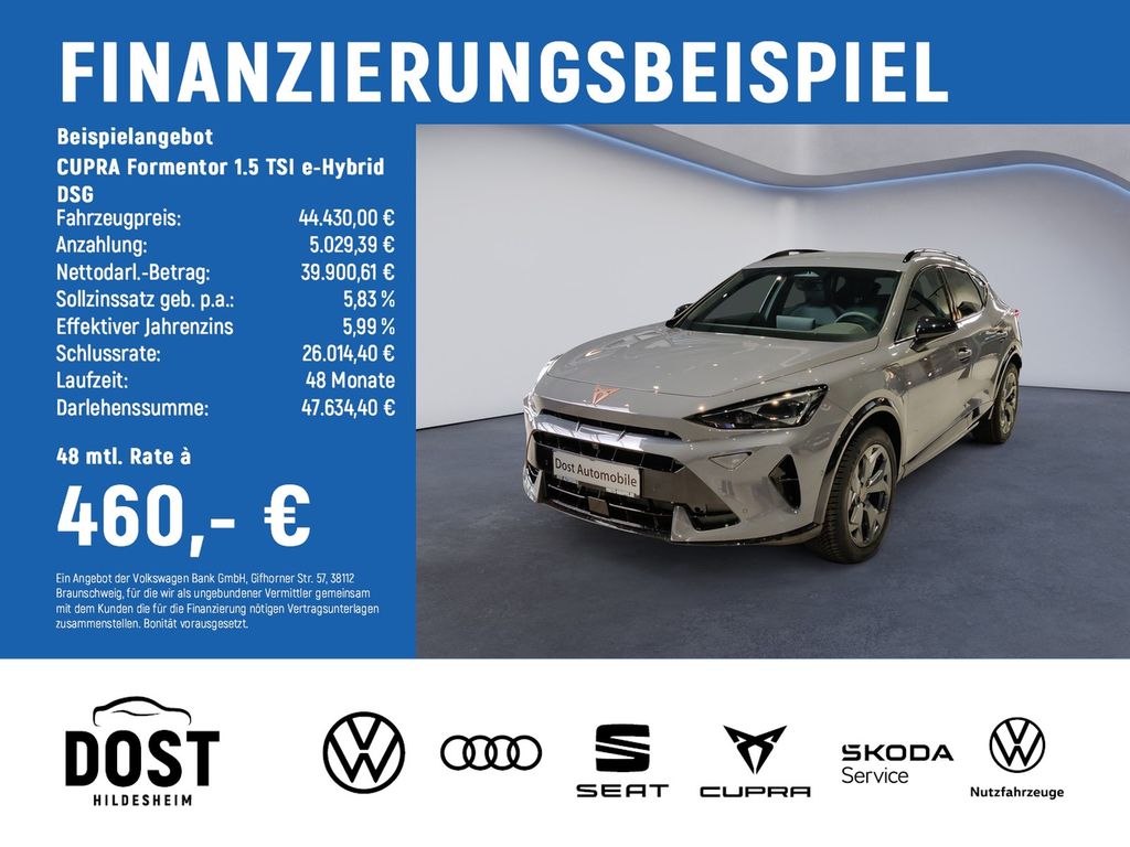 Bild des Angebotes Cupra Formentor 1.5 TSI e-Hybrid DSG NAVI+PDC+SHZ+LED