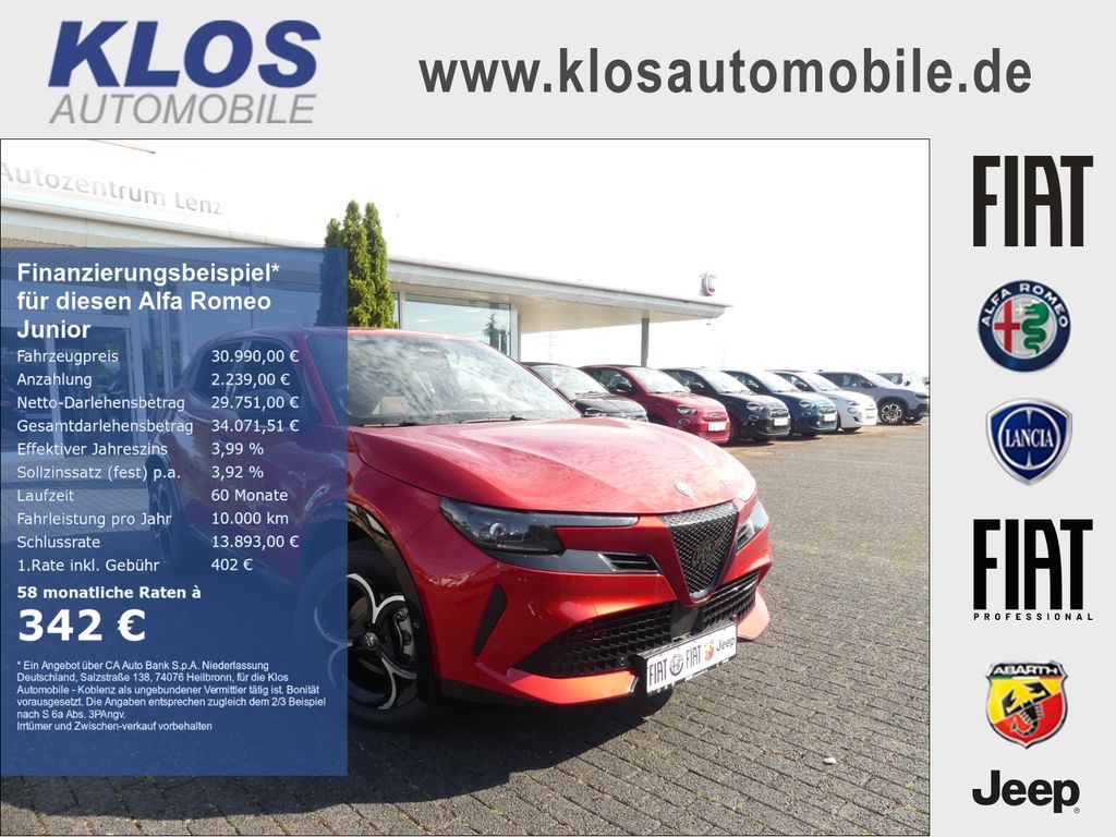 Bild des Angebotes Alfa Romeo Junior IBRIDA TI 1.2 VGT 145PS DCT6 TECHNOLOGIE