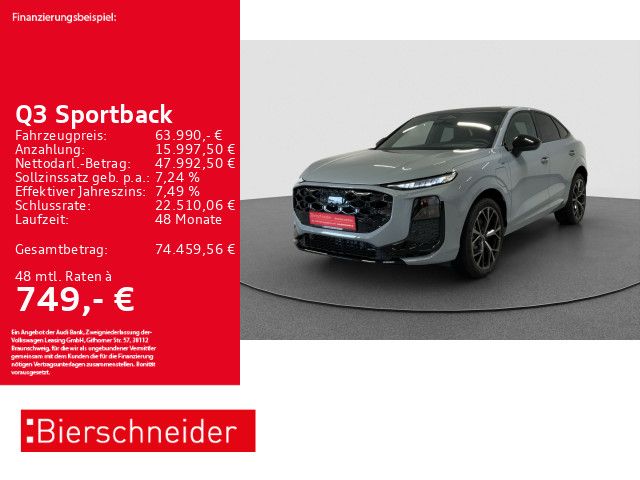 Bild des Angebotes Audi Q3 Sportback e-hybrid 2x S-Line 20 AHK DIG-MATRI