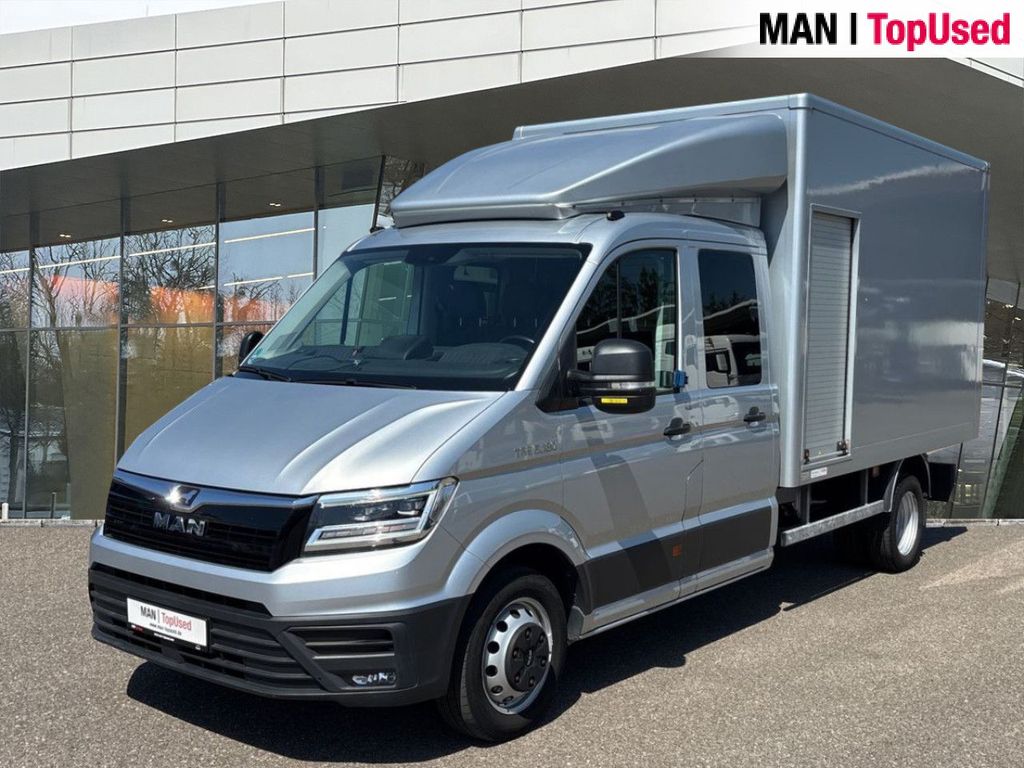 Bild des Angebotes MAN TGE 6.180 4X2 SB-CATERING-ROLLTOR-SPOILER-LED