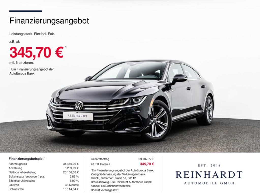 Volkswagen ARTEON LIMOUSINE 2.0TSi R LINE IQ-L/ACC/KAMERA