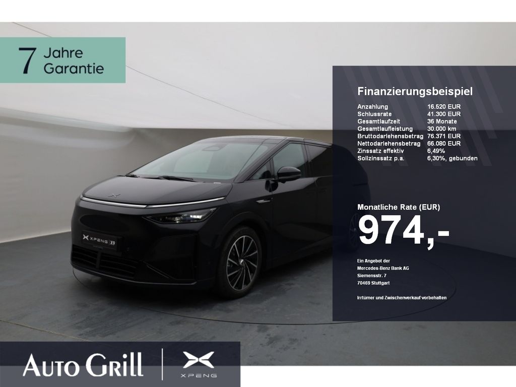 Bild des Angebotes XPENG X9 FWD Long Range CarPlay Massage Pano Sitzklima