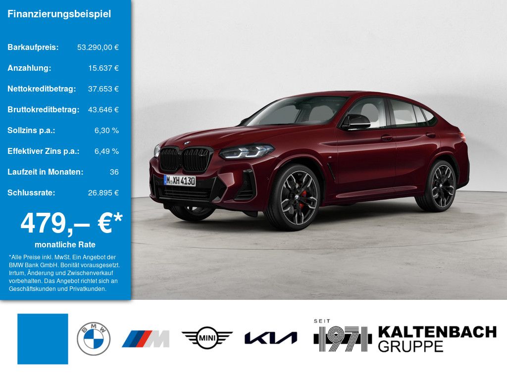 Bild des Angebotes BMW X4 40i xDrive FACEL. PANO HUD LASER LED STANDHZ