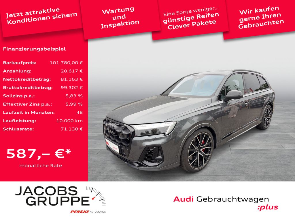 Bild des Angebotes Audi SQ7 Black+/S-Sitze+/7-Sitze/HuD/Laser/Night/HD M