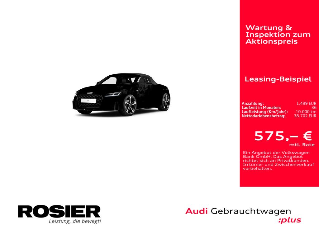 Bild des Angebotes Audi TT Roadster 40 TFSI S tronic S Line B+O LED NAVI