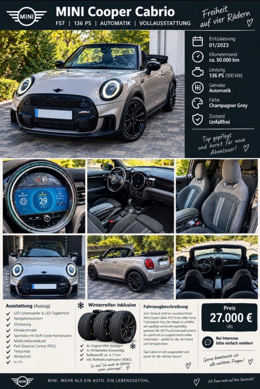 Bild des Angebotes MINI Cooper S Cabrio