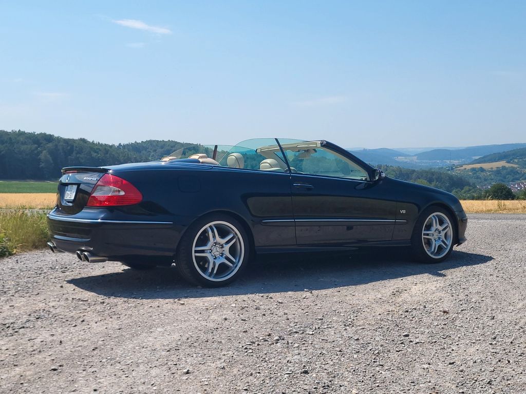 Bild des Angebotes Mercedes-Benz CLK 550 Cabrio AMG 4Rohr scheckheft 18"
