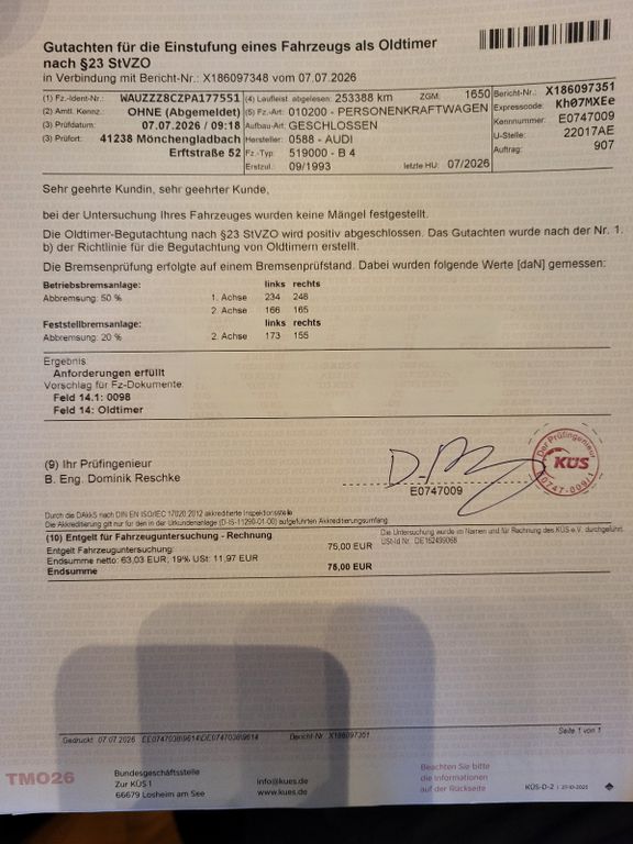 Bild des Angebotes Audi 80 2.0 Limo