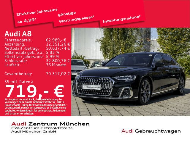 Bild des Angebotes Audi A8 Lang 55 TFSI qu. tiptr. S line Pano/Allradlen