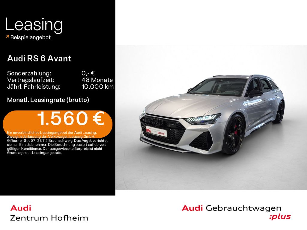 Bild des Angebotes Audi RS 6 Avant tip*280km/h*Air*B&O*Laser*Virtual*Nav