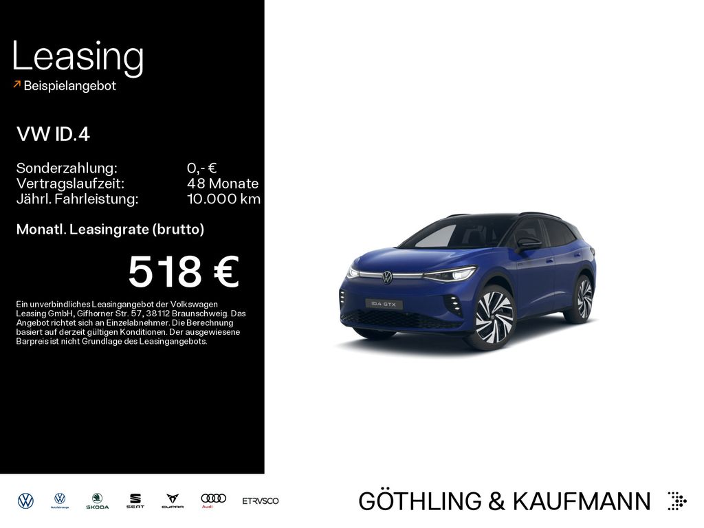 Bild des Angebotes Volkswagen ID.4 GTX 4M*NAVI*WP*PANO*EL.HECK*AHK*360*IQ.LIGH