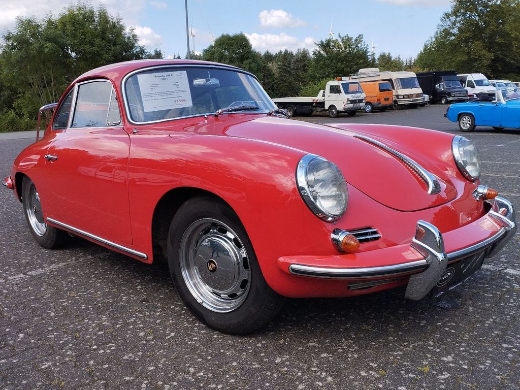 Porsche 356 C 1600C/Wertgutachten 2-/US-Modell/H-Kennz.