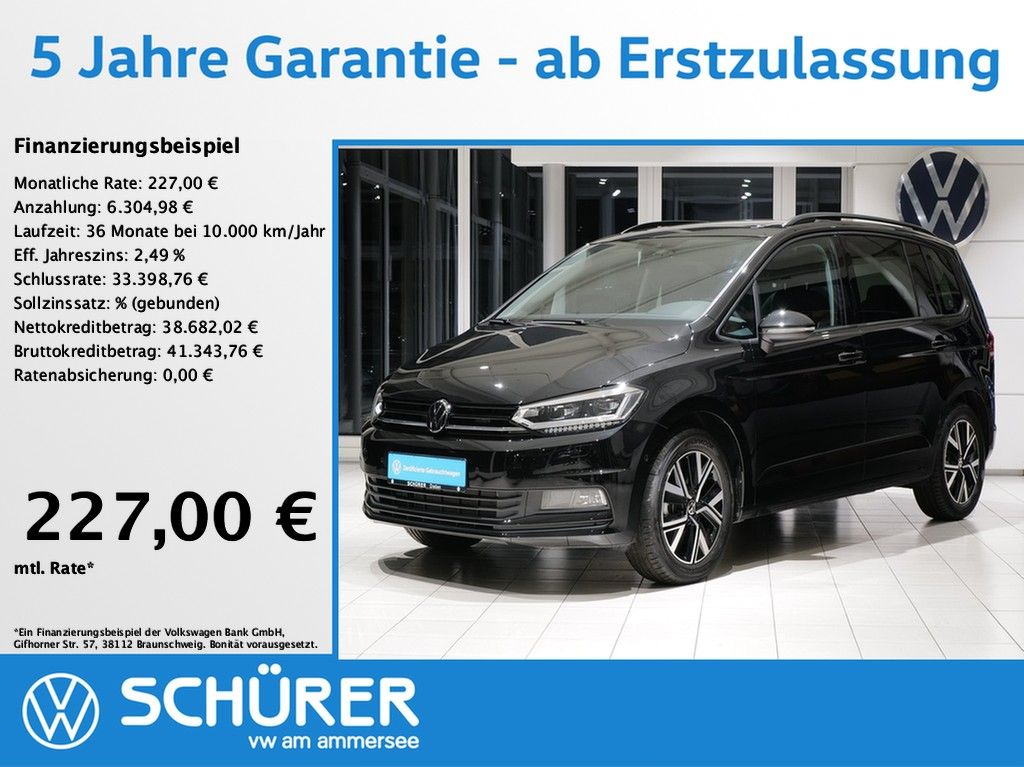 Bild des Angebotes Volkswagen Touran 1.5TSI DSG Highline Pano StdHz AHK Rkam N