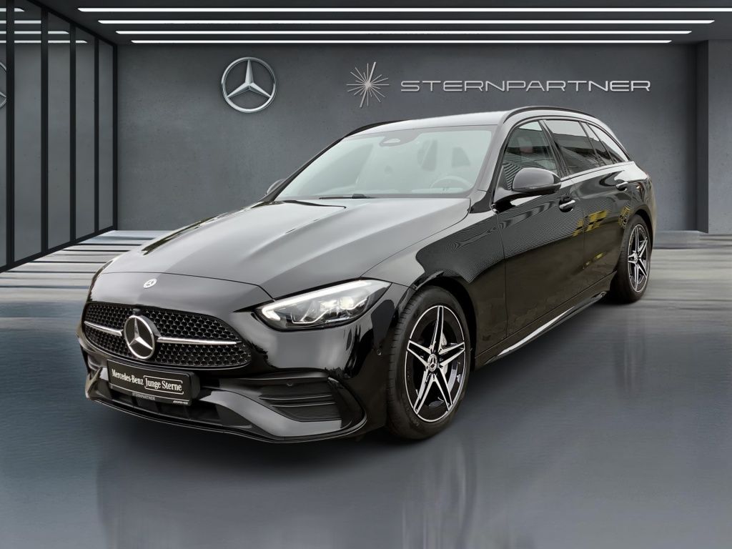 Bild des Angebotes Mercedes-Benz C 180 T AMG+MBUX+DIST+TOTW+NIGHT+AMBIENTE+360°