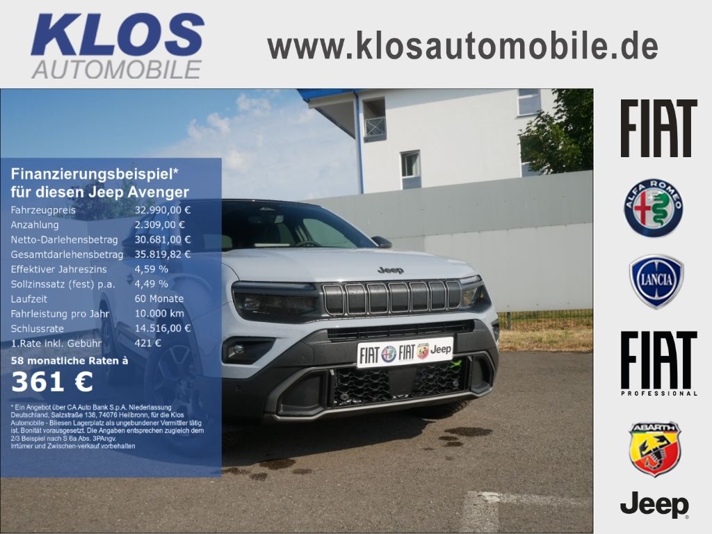 Bild des Angebotes Jeep Avenger OVERLAND 1.2 4xe HYBRID 145 PS DCT6 SCHI