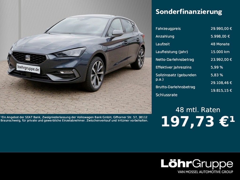 Bild des Angebotes Seat Leon 2.0 TDI FR UPE 44.780 Business Assist 18"