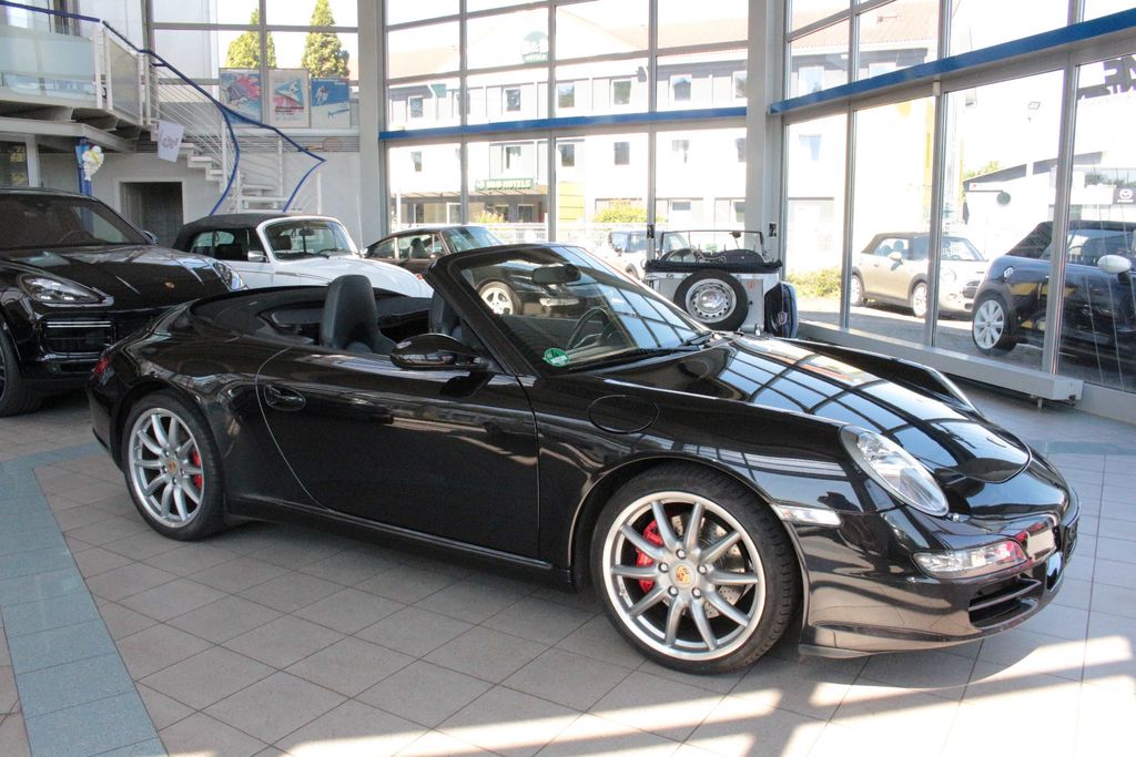 Bild des Angebotes Porsche 911 / 997 Carrera S Cabrio, Vollleder schwarz,