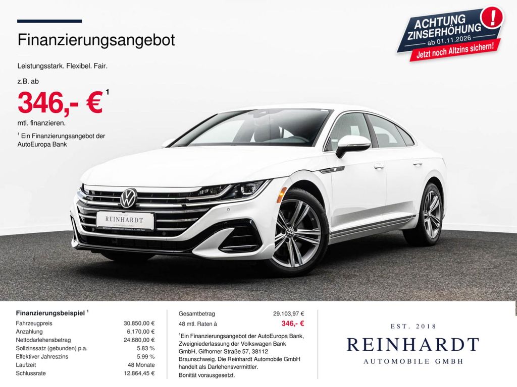 Volkswagen ARTEON LIMOUSINE 2.0TSi R LINE IQ-L/ACC/KAMERA