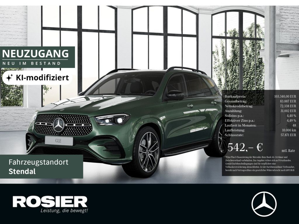 Bild des Angebotes Mercedes-Benz GLE 450 d 4MATIC NIGHT AHK STANDHZ. ACC PANO HUD