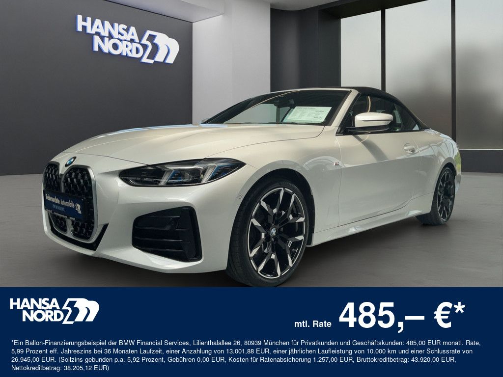 Bild des Angebotes BMW 420i Cabrio M-SPORT LED NAVI LEDER 360° 19" AHK