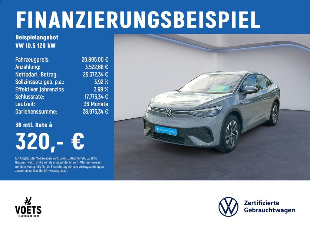 Bild des Angebotes Volkswagen ID.5 128 kW Pro LED+NAVI+ACC+KAM+SHZ