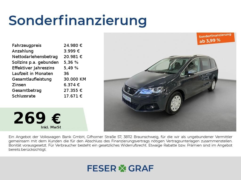 Bild des Angebotes Seat Alhambra FR-Line 1.4 TSI DSG AHK*NAVI*Kindersitz