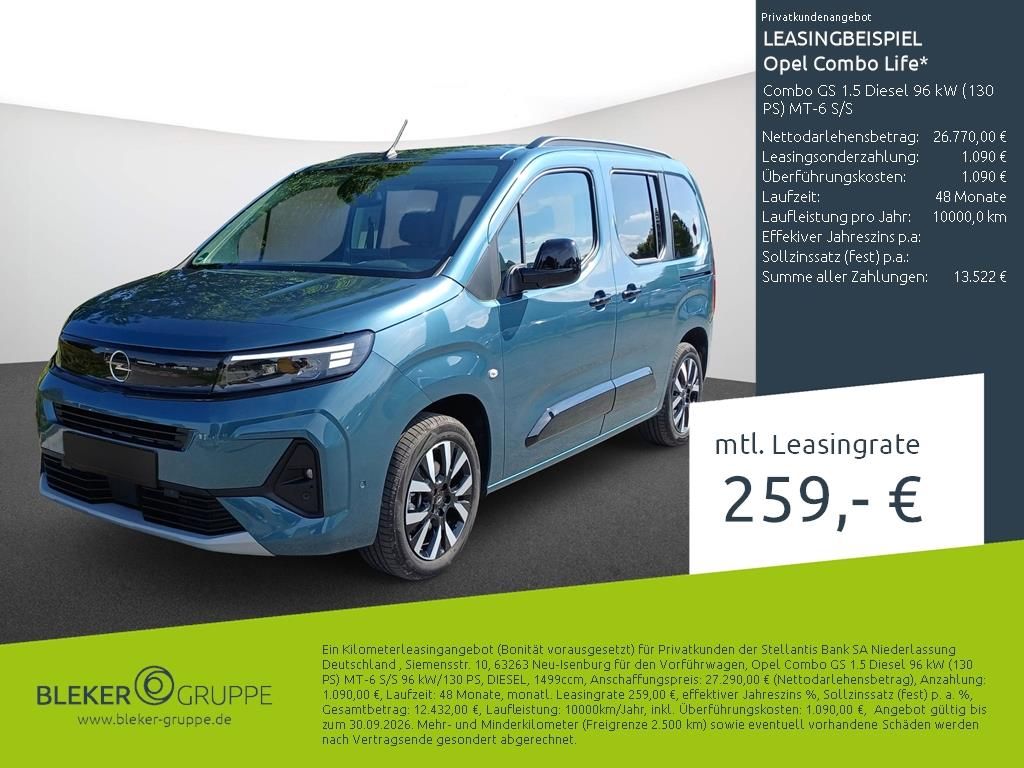 Bild des Angebotes Opel Combo GS 1.5 Diesel 96 kW (130 PS) MT-6 S/S