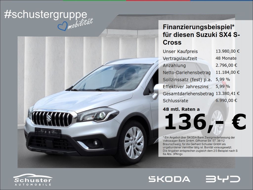 Bild des Angebotes Suzuki SX4 S-Cross AllGrip 1.4Boost*Autom AHK LED R-Kam