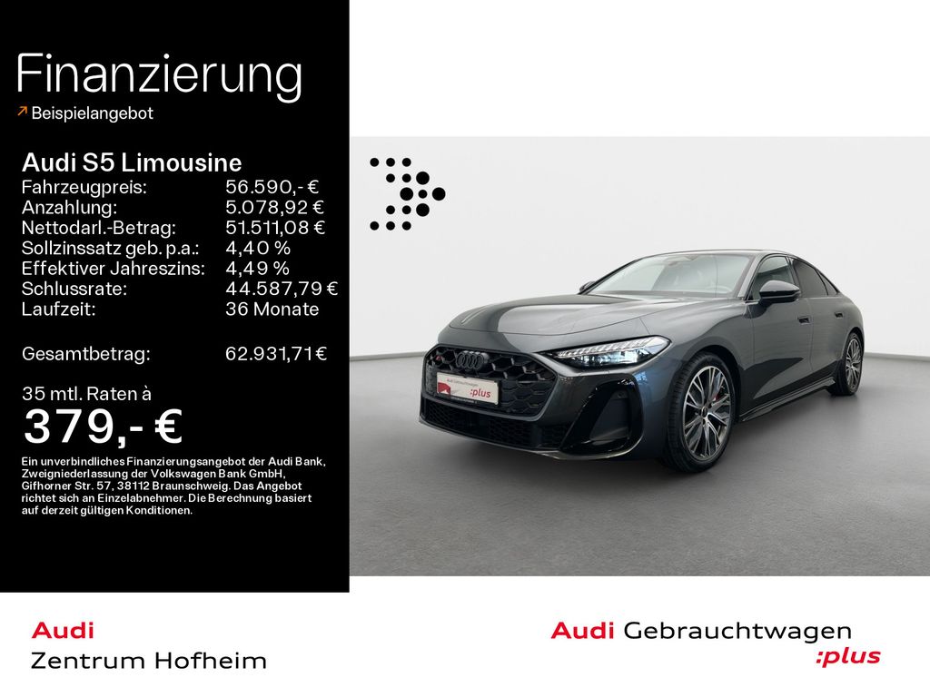 Bild des Angebotes Audi S5 Limousine TFSI S tro*B&O HUD*Matrix*Virtual*N