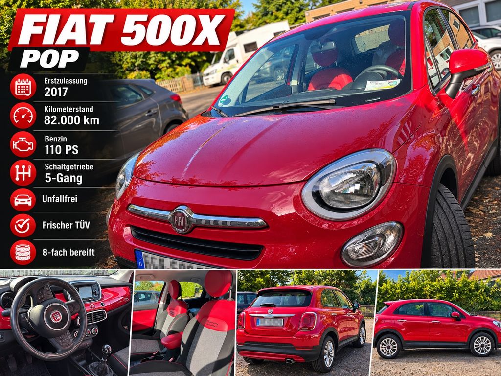 Bild des Angebotes Fiat 500X Pop  82.000 km TÜV neu  8fach Scheckheft