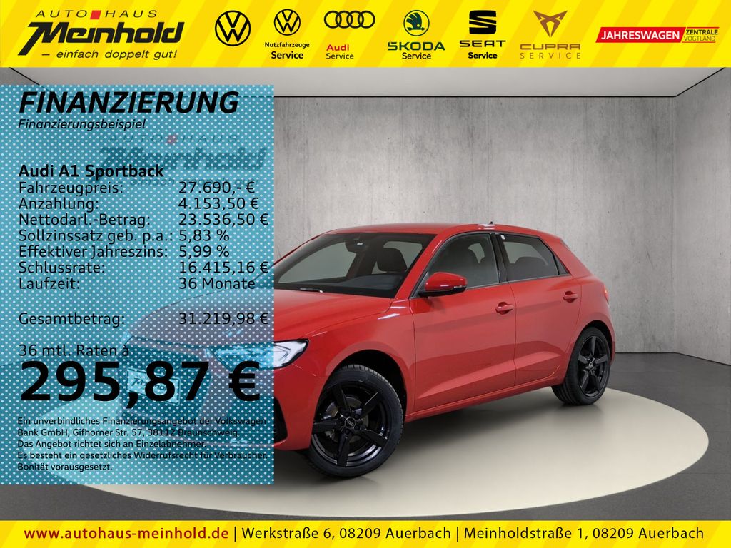 Bild des Angebotes Audi A1 Sportback Advanced 25 TFSI, LED, Sitzh, APS