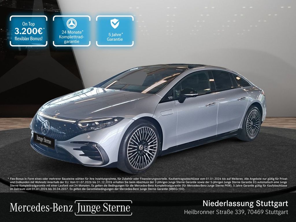 Bild des Angebotes Mercedes-Benz EQS 450+ AMG/Night/Pano/Hyper/HAL/21"/HuD/Burmes