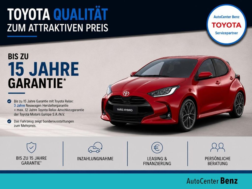 Bild des Angebotes Toyota YARIS 1.5 HYBRID TEAMPLAYER KLIMA*SHZ*KAM*CARPL*