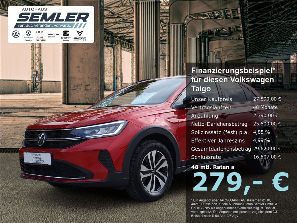 Bild des Angebotes Volkswagen Taigo Energy 1.0 TSI DSG NAVI R-KAM V-COCK LED