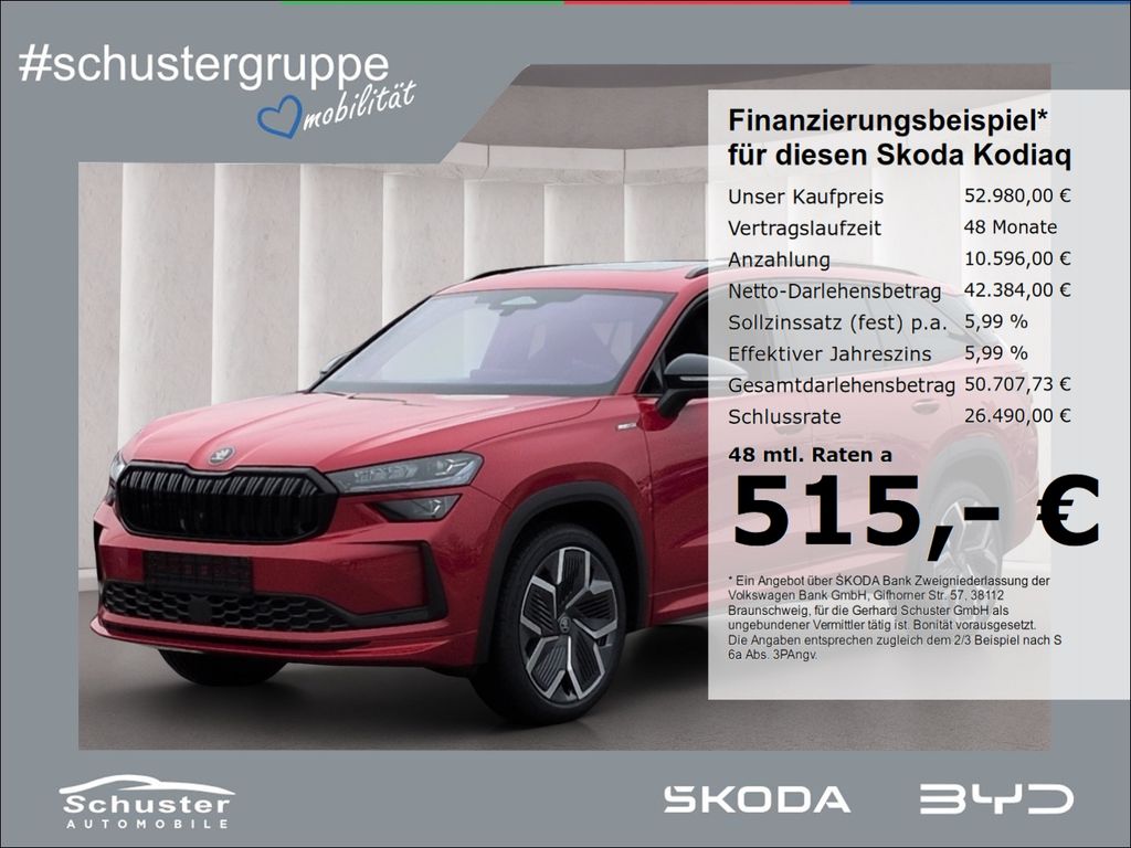 Bild des Angebotes Skoda Kodiaq SPORTLINE 7-Sitze 4x4 TDI*AHK 360°Kam 20*