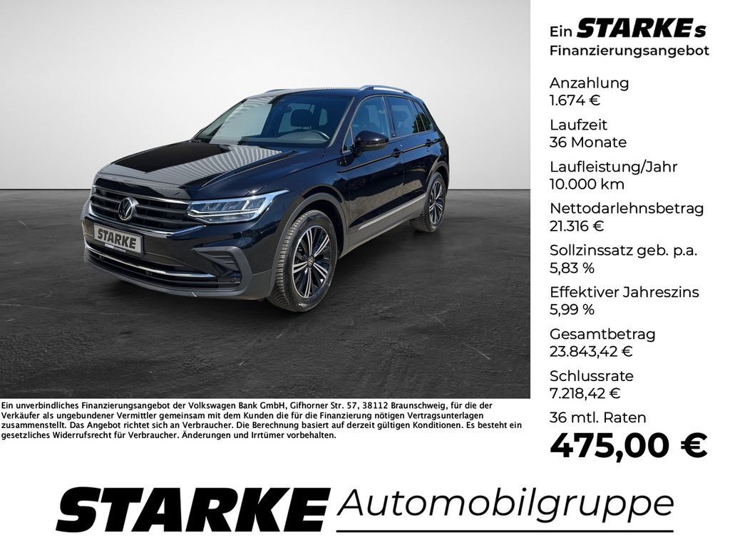 Bild des Angebotes Volkswagen Tiguan 1.5 TSI DSG United  Navi LED PDC LM Tempo